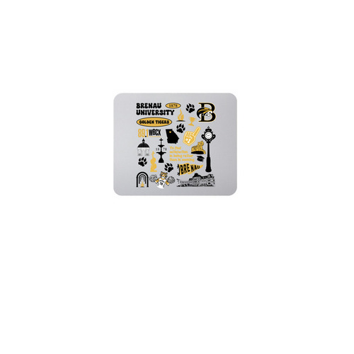 Brenau Community Mouse Pad, a White Full Color Mouse Pad
