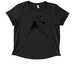Join Us, a Space Black Allmade Eco Triblend Women?s Scoop Neck Tee