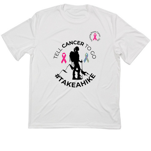 #TakeAHike2025 White Performance Tee(Updated), a White Classic Performance Tee
