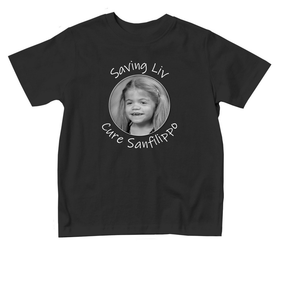 Saving Liv Toddler Tees, a Black Toddler Tee