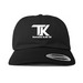 TK Hats (White Logo), a Black Printed Classic Baseball Cap