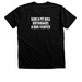 Pitty Pink Skully&nbsp;, a Black Heather Premium Unisex Tee (back-view)
