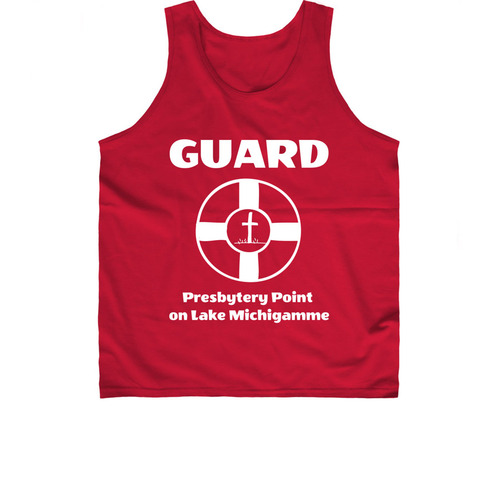 Lifeguard Shirt, a Red Classic Unisex Tank Top