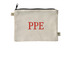 PPE, a Natural 9"x7" Hemp Blend Pouch