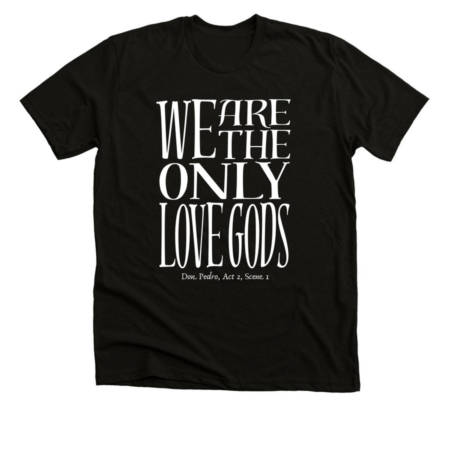 Much Ado About Nothing - October 2025, a Black Heather Premium Unisex Tee