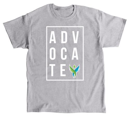 ADVOCATE TEE - Autism Acceptance Month, a Sport Grey Classic Unisex Tee