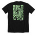 Save the Sea Turtles Groove, a Solid Black Blend Premium Unisex Tee (back-view)