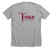 Wearables, Design A, a Athletic Heather Premium Unisex Tee (back-view)