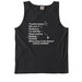 Titles (light lettering), a Black Comfort Colors Tank Top
