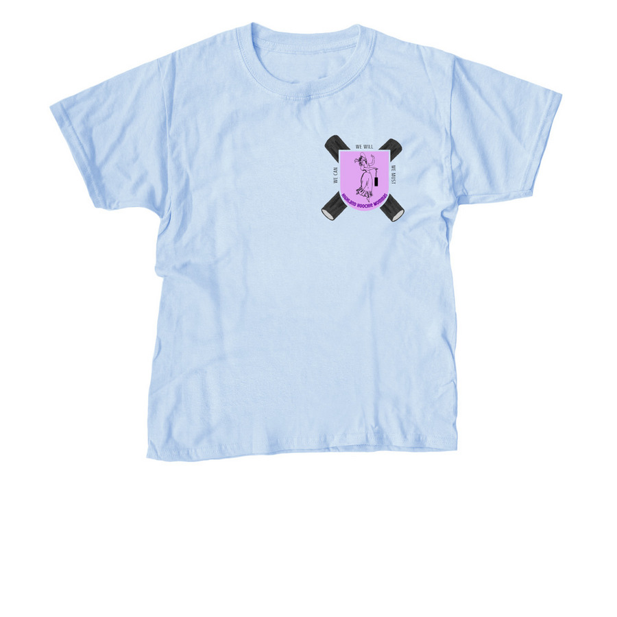 HHM, a Light Blue Youth Unisex Tee