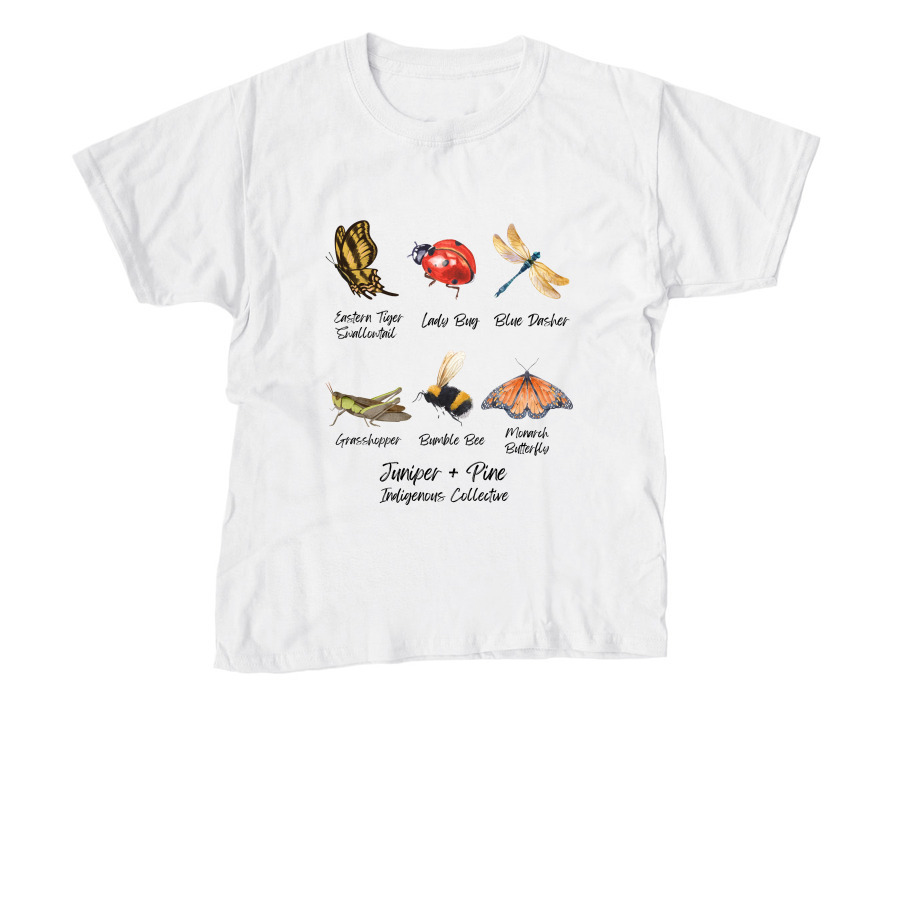Bugged Out, a White Youth Unisex Tee