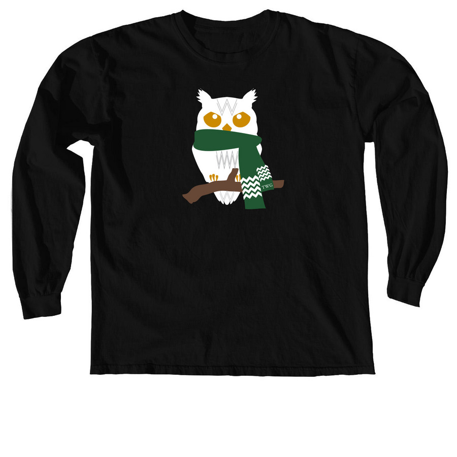 Whooo Wendi? Tee B*, a Black Comfort Colors Long Sleeve Tee
