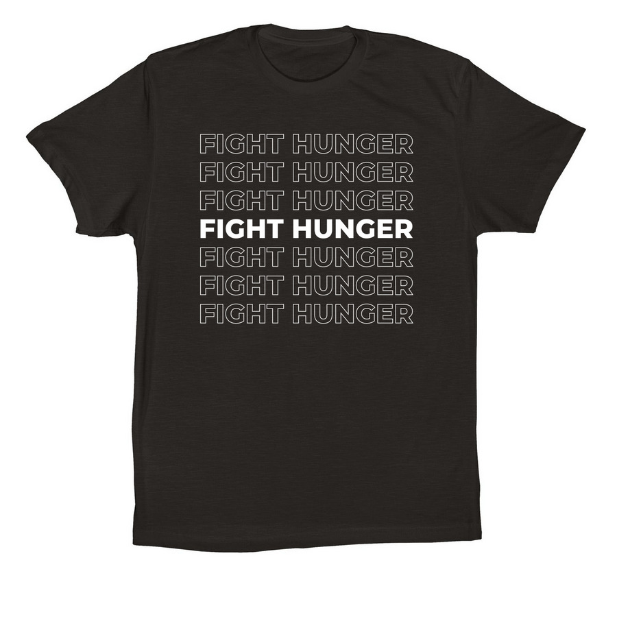 Gleaners Fight Hunger, a Black Premium Cotton Tee
