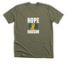 Hope for Hudson, a Heather Olive Premium Unisex Tee