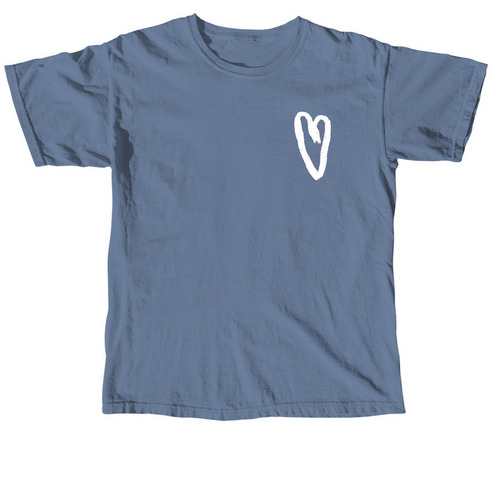 Maeve's Poem - White Print, a Blue Jean Comfort Colors Unisex Tee