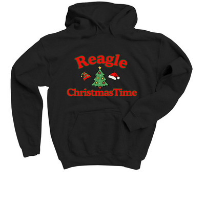 ChristmasTime Youth Hoodie, a Black Youth Pullover Hoodie