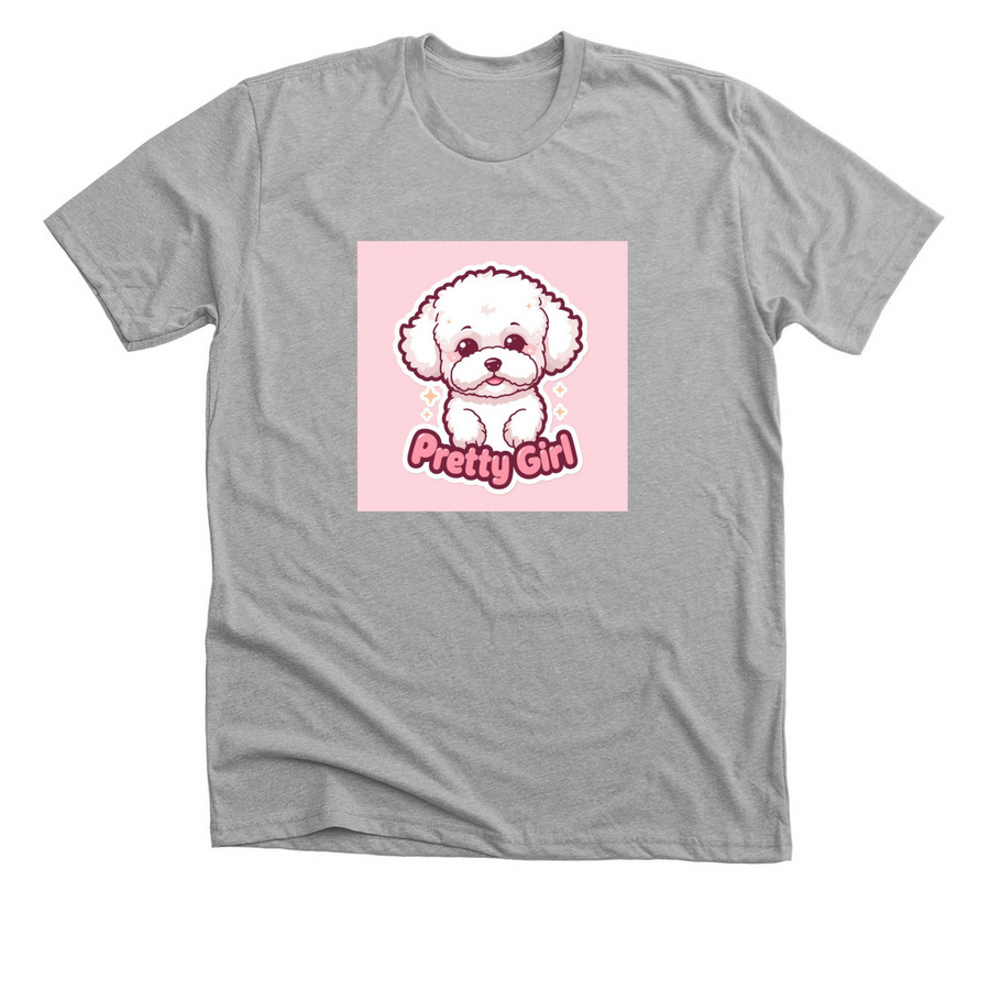 Pretty Girl, a Athletic Heather Premium Unisex Tee