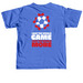 Acumen - Love the World, a Flo Blue Comfort Colors Unisex Tee (back-view)
