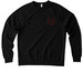 Sutter Critical Care (Smiley Face), a Deep Black Allmade Organic French Terry Crewneck Sweatshirt