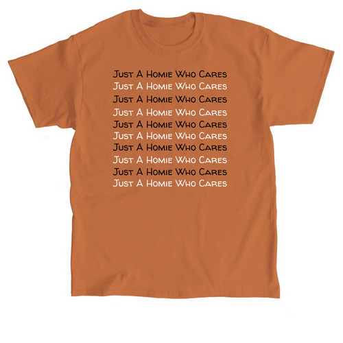 JAHWC - Chalkboard Repeat Mode, a Texas Orange Classic Unisex Tee
