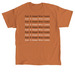 JAHWC - Chalkboard Repeat Mode, a Texas Orange Classic Unisex Tee