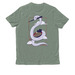 Danger Noodle (light), a Matcha Green Allmade Organic Cotton Unisex Tee