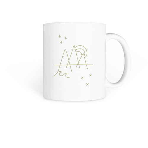 Adventure (mug), a White Coffee Mug