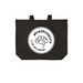 Neurodiversity is the new normal TOTE Bag, a Deep Black Cotton Canvas Tote Bag