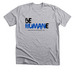 Be Humane - Simple color, a Athletic Heather Premium Unisex Tee