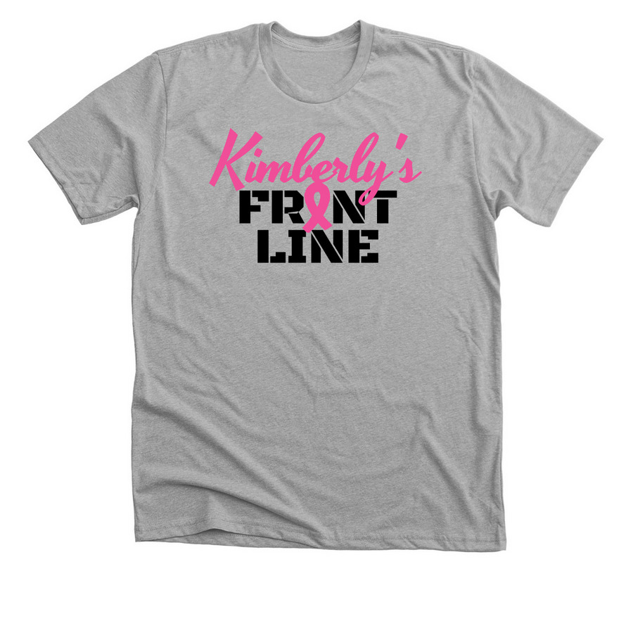 Kimberly's Front Line&nbsp;, a Athletic Heather Premium Unisex Tee