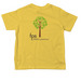Family Preschool 2025 Merch - Toddler, a Yellow Toddler Tee (back-view)