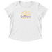 (Purple Logo) T-shirts & Crops, a Fairly White Allmade Eco Triblend Women?s Scoop Neck Tee