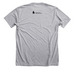 Clearwater Pocket Animals: Atlantic Sturgeon, a Athletic Heather Premium Unisex Tee (back-view)