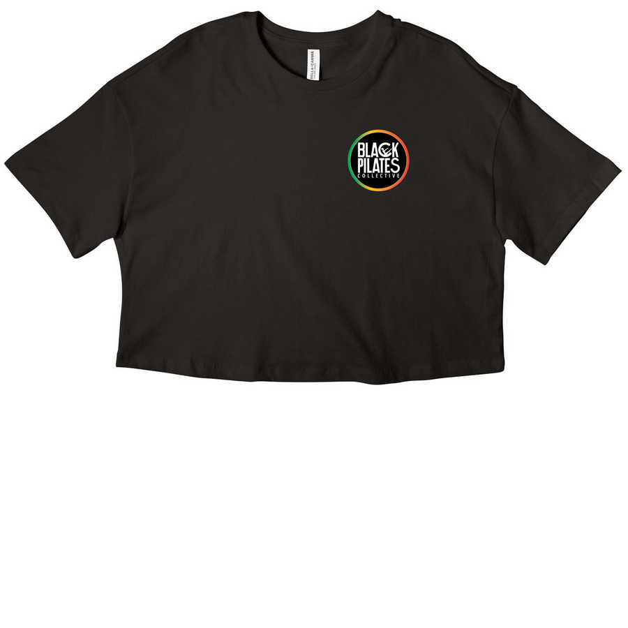BLACK PILATES COLLECTIVE, a Black Women?s Cropped Cotton Tee