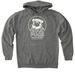 Star Pugs: This Is The Way, a Gunmetal Heather Heavyweight Pullover Hoodie