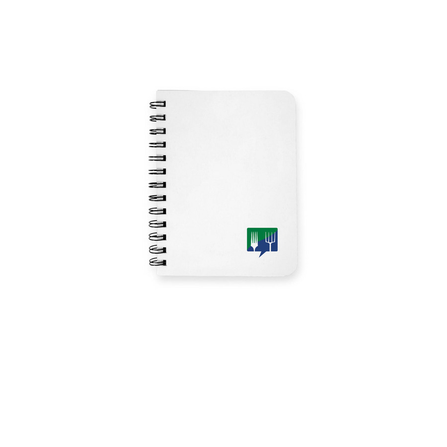 Food Tank Notebook, a White Spiral Notebook