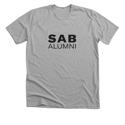 SAB Alumni, a Athletic Heather Premium Unisex Tee