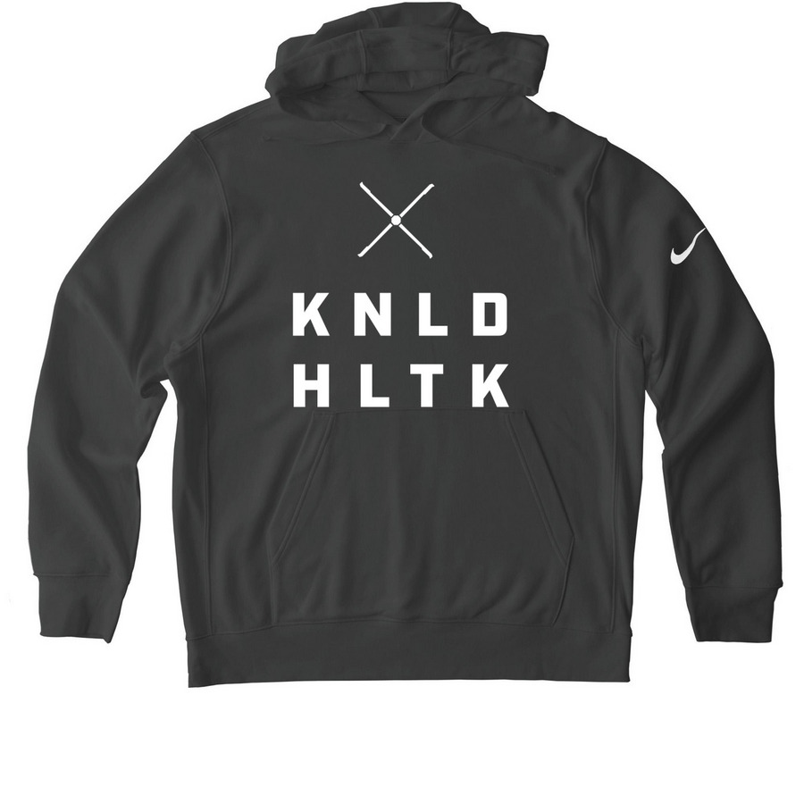 KNLD rotors, a Anthracite Nike Club Fleece Pullover Hoodie