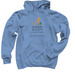 FF-HSSC Color Logowear - Dark Logo, a Carolina Blue Pullover Hoodie