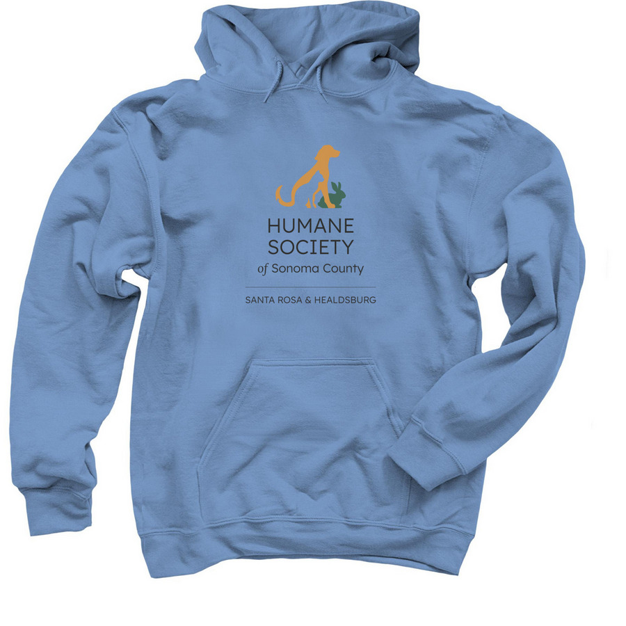 FF-HSSC Color Logowear - Dark Logo, a Carolina Blue Pullover Hoodie