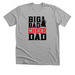 big bad cheer dad, a Athletic Heather Premium Unisex Tee