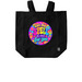 Groovy Spelling Bag, a Black Recycled Cotton Tote Bag