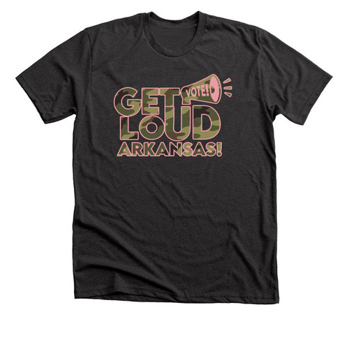 Camo & Cast Your Vote, a Dark Grey Heather Premium Unisex Tee