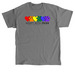 Adopt with PRIDE II, a Charcoal Classic Unisex Tee