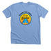 Gone Readin' Camping, a Heather Carolina Blue Premium Unisex Tee