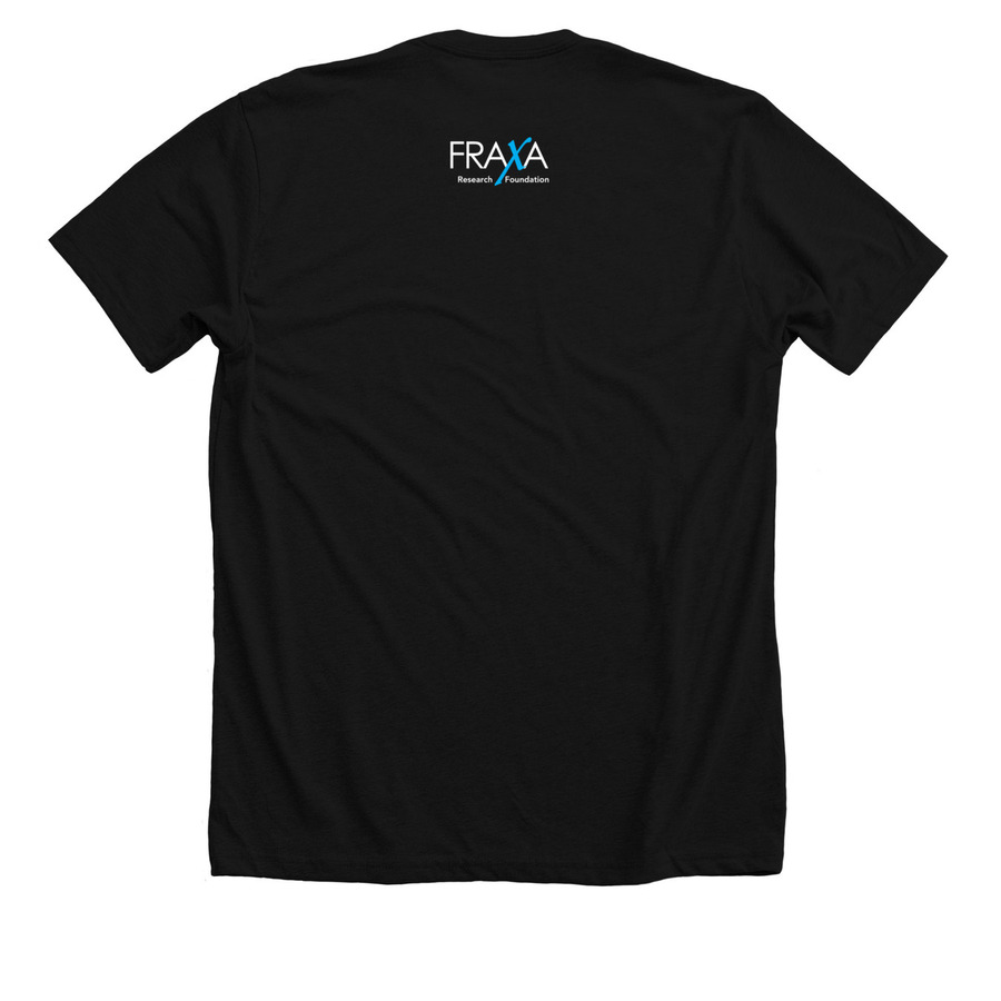 His Fight is My Fight, a Solid Black Blend Premium Unisex Tee (back-view)