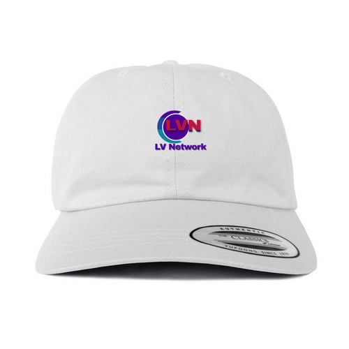 LV Hat, a White Printed Classic Baseball Cap