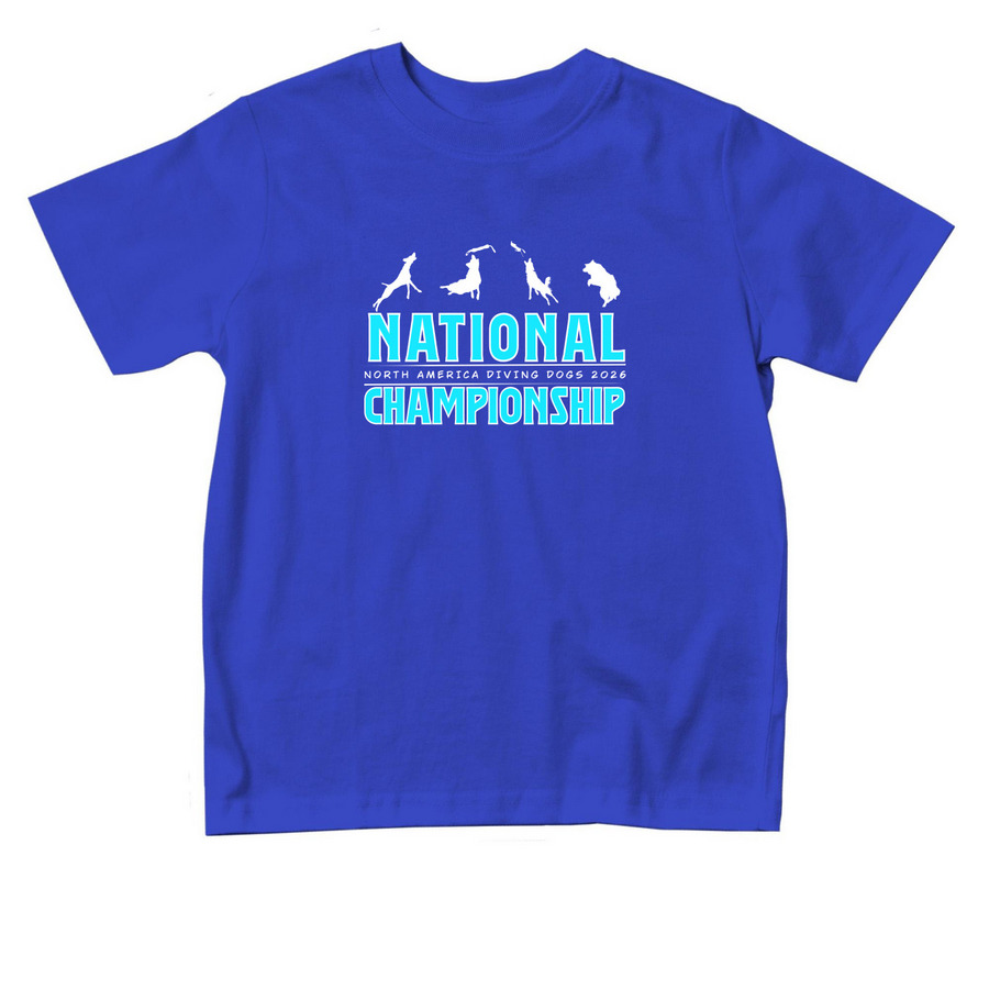 Izzy nationals CC white, a Royal Blue Toddler Tee
