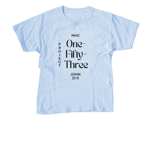 PROJECT 153, a Light Blue Youth Unisex Tee