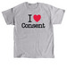 I <3 Consent, a Sport Grey Classic Unisex Tee